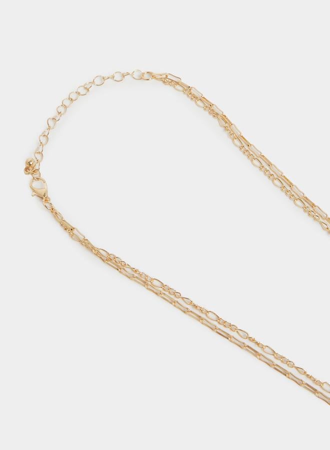 ستايلي عقد بقلادة مزينة بحجر - Image 3